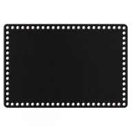 čierny základný košík dno 25x37cm HDF obdĺžnik
