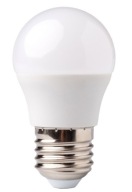 LED GUĽOVÁ ŽIAROVKA E27 5W 3000K 450lm TEPLÁ EKO SV.