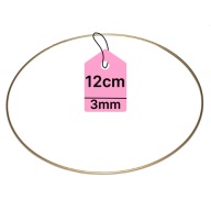 KOVOVÝ Prsteň PRE LAVAČOV SNÍKOV ZLATÝ PRSTEŇ MACRAME 12CM