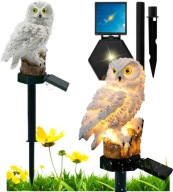 SOLÁRNE LED SOVOVÉ LAMPY VKLADANÉ DO ZÁHRADY NA BALKÓN SOLAR PIK ZÁHRADNÁ LAMPA