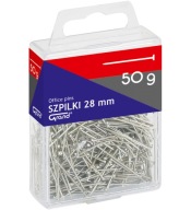 Špendlíky s kovovou hlavičkou 28 mm