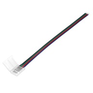 10mm zaklapávací konektor pre RGB LED pásik s káblom