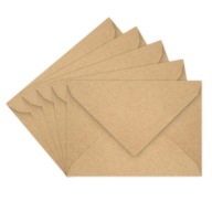 C6 ECO Kraft Delta obálka 10 ks
