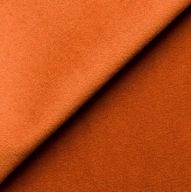Poťahový materiál, matný zamat, poťahová látka Mils hrdzavý plyšový zamat
