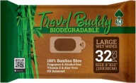 BAMBUSOVÉ Vlhčené obrúsky BIO TRAVEL XXXL 20X30CM ALOE VITAMÍN E