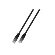 UTP kat.5e prepojovací kábel čierny 5m PVC PC-5EUTPPVC-BK5