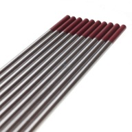 WT20 červené volfrámové elektródy 2,4x175 mm.