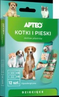 Synoptis Pharma Apteo náplasti Mačky a psy pre deti, 10 kusov