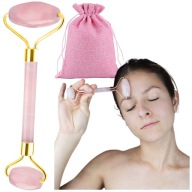 GUA SHA MASÁŽ NA TVÁR S QUARTZOVÝM VALČKOM + TAŠKA