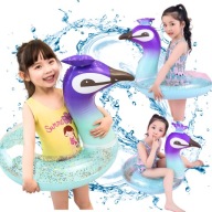 Nafukovací kruh na plávanie pre deti, Detský matrac Páv do bazéna a na pláž