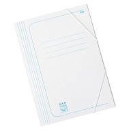 A4 ZMAZANÝ SÚBOR S GUMA, BIELY EKO PAPIER
