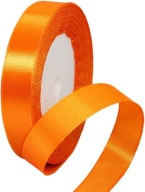 Oranžová saténová stuha, 15mm, 23m