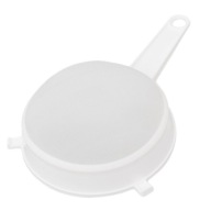Kuchynské sitko, plastové sitko, 16 cm, HRUBÉ, jemné, na mlieko, múku, tinktúry