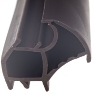 KDA47 tesnenie pre oceľový prah dverí, hnedá
