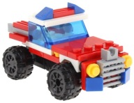 Stavebné bloky City 2v1 hasičský robot