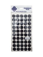 Plstené podložky na okrúhle stoličky, čierne, okrúhle, 2 cm - 50 ks.