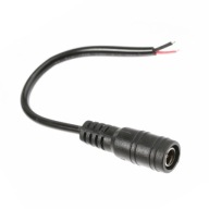 DC 2,1/5,5 mm napájacia zásuvka MONTÁŽ S KÁBLOM
