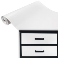 Samolepiaca fólia Nábytková dyha Imitácia dreva BIELA ​​MATNÁ, Šírka 45 DIY