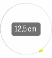 Prsteň lapač snov 12,5cm BIELY