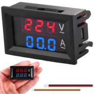 VOLTMETER AMPERMETER PANELOVÝ MODUL 2v1 AMPÉR NAPÄŤETROV 100V 10A