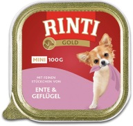 Rinti | Gold Mini | Kačica s hydinou 100g