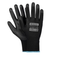 Rukavice PRACOVNÉ RUKAVICE 1 pár ochranných BOZP PoliBlack r10