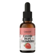 OstroVit Aróma Prídavná látka do jedla Jahoda 30 ml Ochutené KVAPKY BEZ CUKRU