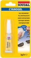 SOUDAL KYANOAKRYLÁTOVÉ GLUE SECOND CYANOFIX 3 ml