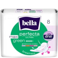 Bella Perfecta Maxi Green hygienické vložky 8 ks.