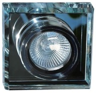 GLASS PEARL-S - Štvorcové sklenené očko GXPO002