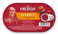 Šproty v chilli omáčke King Oscar v konzerve 160g