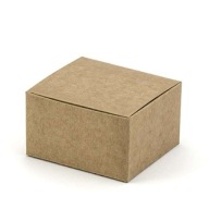Rustikálne kraft hnedé boxy pre hostí, 10 ks