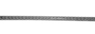 Oceľové pozinkované lano v PVC plášti, 4mm - 10m