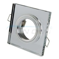 HALOGÉNOVÝ RÁM PRE LED ŽIAROVKY GU10 STROPNÉ LAMPY KÚPEĽŇOVÉ LAMPY SKLENE