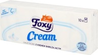 FOXY Krémové hydratačné obrúsky 10 kusov