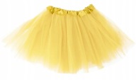 Tylová tutu sukňa, žltá, 40 CM, MEDOVÁ