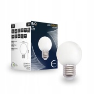 LED ŽIAROVKA LED LAMPA 2W E27 BIELA ​​DEKORATÍVNA GUĽA NA VENČENKU