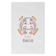 Uterák do škôlky 30x50 + Meno ZAJÍČIK