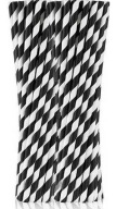 EKOLOGICKÉ SWIRL BLACK PAPIEROVÉ SLAMKY 25 ks