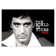 Samolepky A5 LEVEL The World Is Yours Pacino