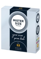 Kondómy Mister Size zodpovedajú vašej veľkosti – 53