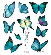 Odnímateľné tetovanie pre deti BUTTERFLIES RH022