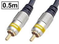 RCA/CINCH-RCA/CINCH INTERCONNECT KOAXIÁLNY HQ kábel VITALCO 0,5m