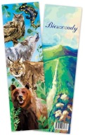 BIESZCZADY OBOJSTRANNÁ ZÁLOŽKA DO KNIHY