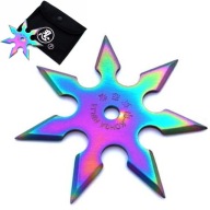 Vrhací nôž 7 ARMS STAR SHURIKEN RAINBOW