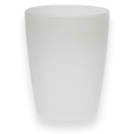 250 ml nerozbitný, opakovane použiteľný biely plastový pohár