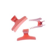 Kadernícke spony Head Jog Butterfly Pink 12 ks