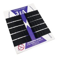 Iza sponky do vlasov Black MAT 6cm 2 guličky 100 ks