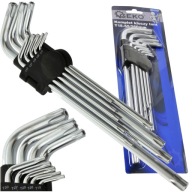 TORX SET TORX KEYS T15-T55 260mm 9 PRVKOV OCEL CR-V DLH.
