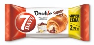 7 Days Dvojitý croissant s kakaovou a vanilkovou náplňou 110 g